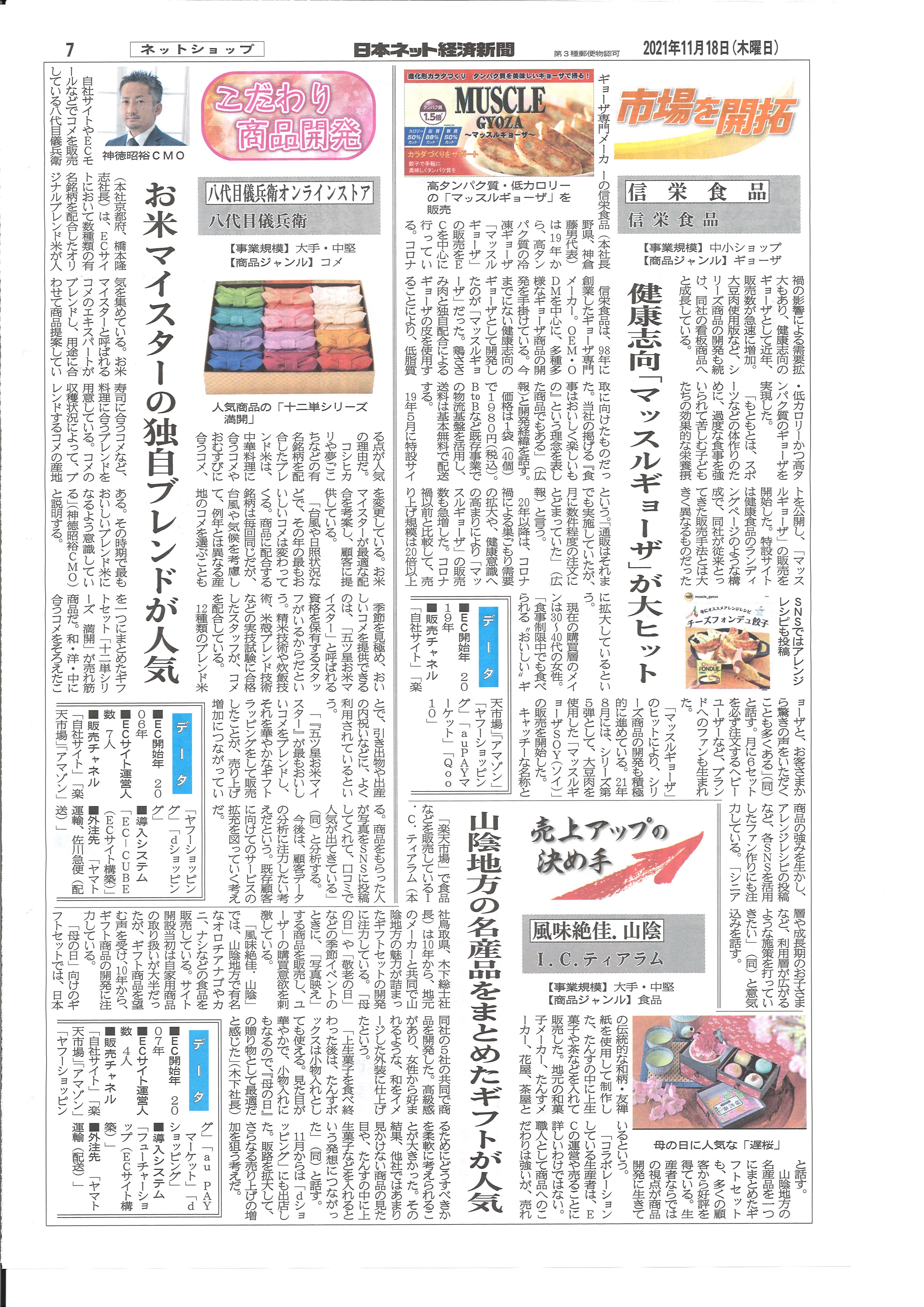「マッスルギョーザ」が大ヒット（日本ネット経済新聞）.jpg