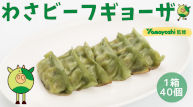 わさビーフギョーザ